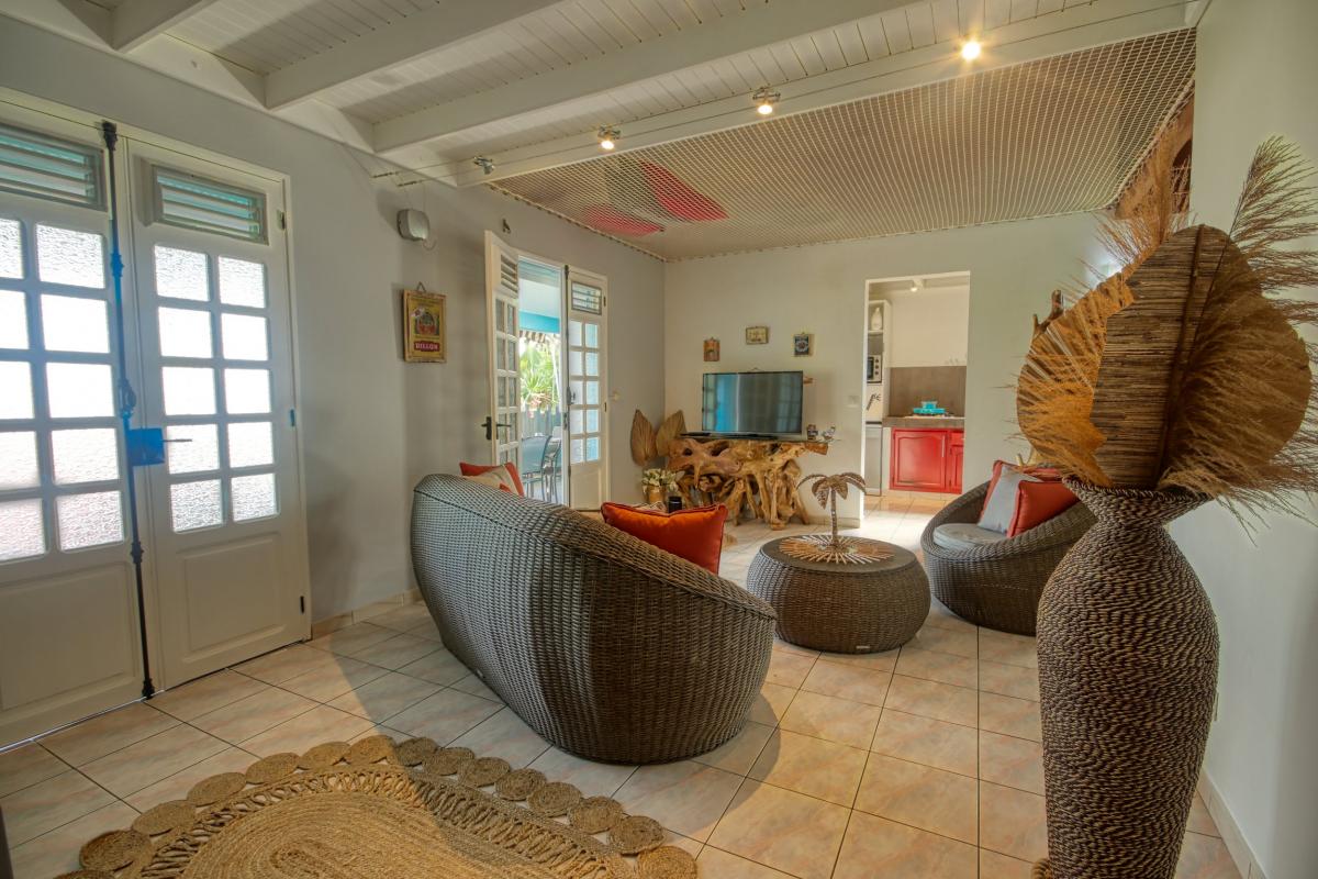 Location villa 8 personnes Sainte luce Martinique - Le séjour